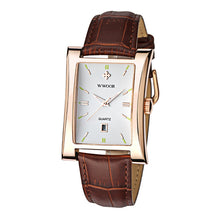 Load image into Gallery viewer, Men's Leather Strap Quartz Watch With Calendar
