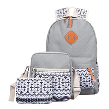 Load image into Gallery viewer, Breathable Printing Three-piece Wave Backpack
