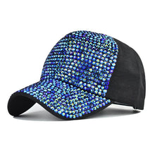 Load image into Gallery viewer, Women&#39;s Flash Diamond Baseball Cap Light Board Cap
