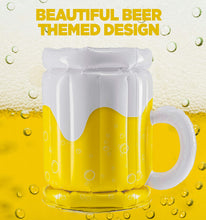 Load image into Gallery viewer, Large Inflatable Beer Mug Cooler Pool Float Drink Cooler
