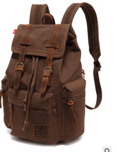 Load image into Gallery viewer, Men's And Women's Canvas Large Capacity 15.6 Inches Backpack
