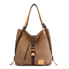 Load image into Gallery viewer, Women's Large Capacity Canvas Shoulder Bag

