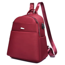 Load image into Gallery viewer, Oxford Cloth Fashion Casual Backpack With USB Port
