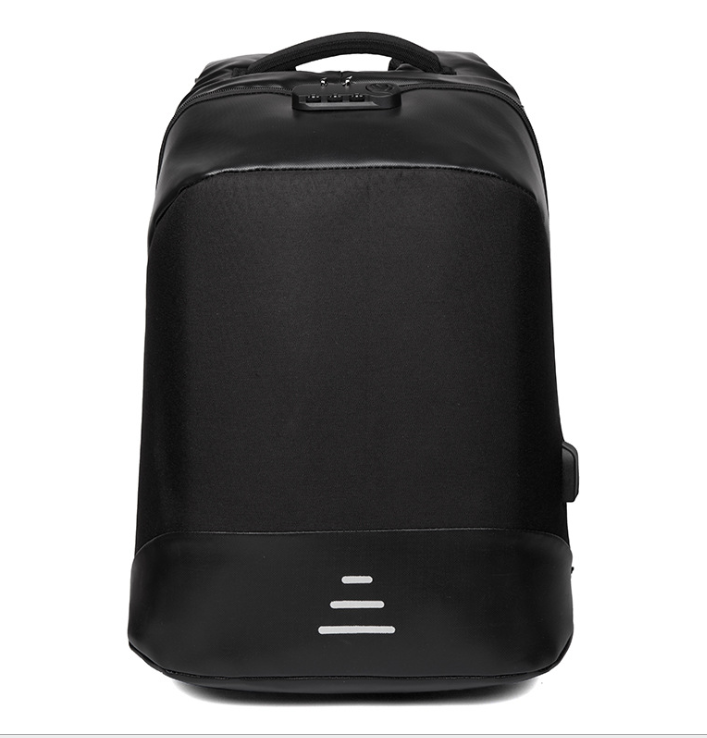 Men Business Casual Large Capacity Password Backpack