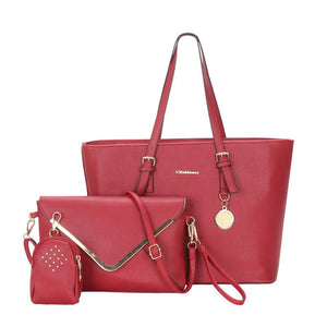 New Spring Three-piece Women's Shoulder Bag Messenger Bag