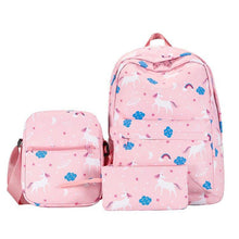 Load image into Gallery viewer, 3 Pieces Of Fashion Student Backpacks
