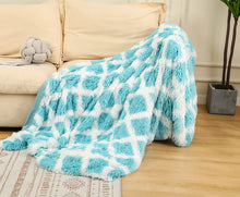 Load image into Gallery viewer, Warm Fluffy Shaggy Throw Blanket Bedspread Faux Fur
