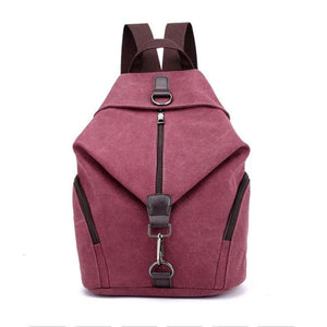 High Quality Canvas Anti-theft Shoulder Backpack