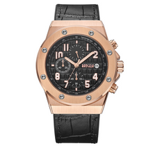 Load image into Gallery viewer, Wine Barrel Type Quartz Men's Watch Luminous Silicone Watch
