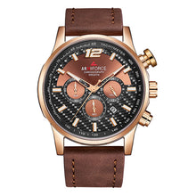 Load image into Gallery viewer, Men's Casual Luminous Quartz Leather Watch
