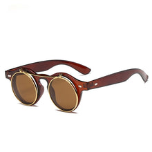 Load image into Gallery viewer, Women Brand Designer Retro Round Steampunk Sunglasses
