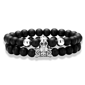 Roman Warrior Bracelet Jewelry Scrub Stone Zircon Bracelet