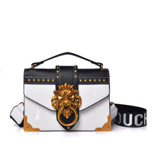 Load image into Gallery viewer, Fashion Metal Lion Head Mini Small Square Pack Shoulder Bag
