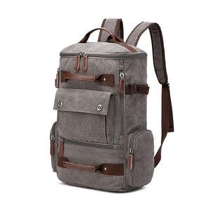 Large Canvas Shoulder Casual Backpack For Unisex