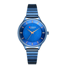 Load image into Gallery viewer, Ladies Steel Band Quartz Pointer Casual Watch
