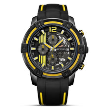 Load image into Gallery viewer, Men's Hollow Calendar Fashion Big Dial With Silicone Belt
