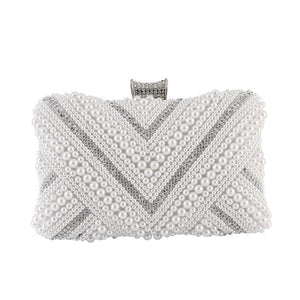 Pearl Clutch Bag Evening Dress Bridal Bag