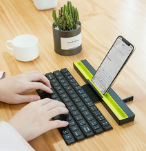 Load image into Gallery viewer, Outdoor Office Portable Folding Wireless Reel Keyboard
