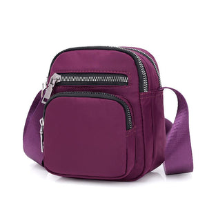 Women's Nylon Small Shoulder Bag Pouch