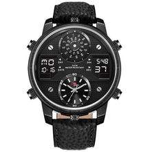 Load image into Gallery viewer, Double Display Electronic Multifunctional Quartz Watch
