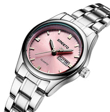 Load image into Gallery viewer, Stainless Steel Strap Watch For Office Ladies
