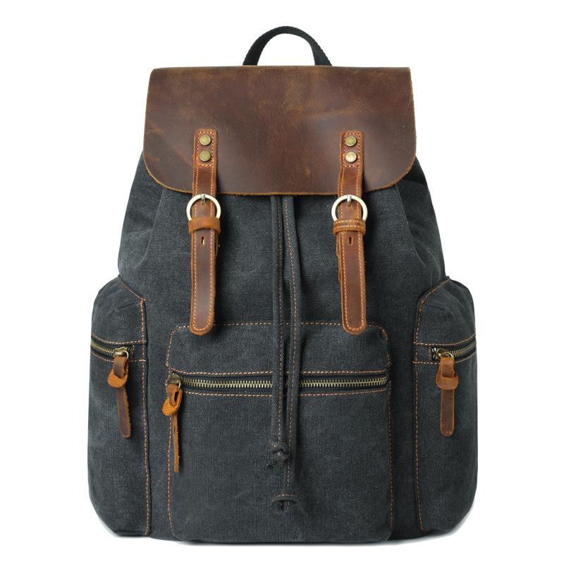 Men's And Women's High Quality Canvas Backpack