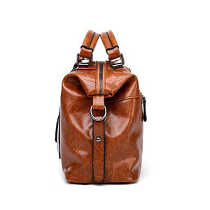 Oil-wax Leather Lady's Bag Leather Handbag Shoulder Bag