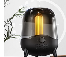Load image into Gallery viewer, Portable Wireless Bluetooth Speaker Flickering Ambient Light
