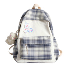 Load image into Gallery viewer, Ladies Large Capacity Plaid Backpack For Daily Occasion
