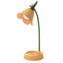 Load image into Gallery viewer, Flower LED Desk Lamp Student Bedroom Room Lighting Touch Reading Lamp
