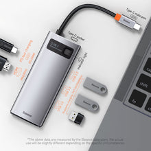 Load image into Gallery viewer, 5 In 1 Multifunctional Type C HUB Docking Station Gray
