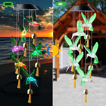 Load image into Gallery viewer, Color Changing Solar Power Wind Chime Crystal Ball
