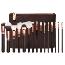 Load image into Gallery viewer, 15 Makeup Brush With Bag Makeup Brush Tool Set
