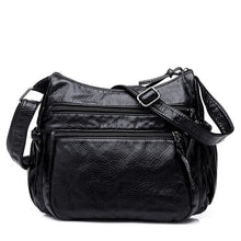 Load image into Gallery viewer, Fashion Messenger Bag Women's Flap PU Leather Handbag
