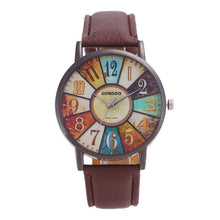 Load image into Gallery viewer, Retro Stripe Pattern Quartz Watch
