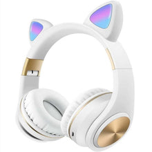 Load image into Gallery viewer, Cat Ear Headset Bluetooth Headset Wireless Light Headset
