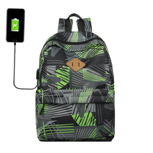 Load image into Gallery viewer, Universal Solid Color Backpack With USB Charging Port
