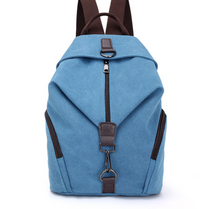 Load image into Gallery viewer, Fashion Canvas Handbag Retro Casual College Wind Backpack
