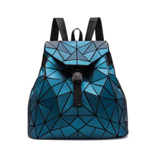 Load image into Gallery viewer, PU Leather Ladies Fashion Geometric Backpack
