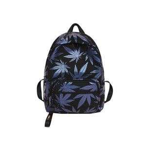 Maple Leaf Print Backpack