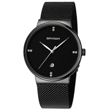 Load image into Gallery viewer, Men's Watch Mesh Belt Waterproof Quartz Watch
