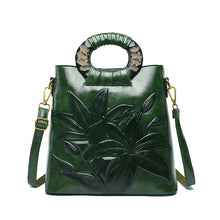 Load image into Gallery viewer, Ethnic Style Flower Pattern Female Messenger Bag
