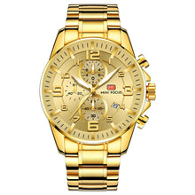Load image into Gallery viewer, Luminous Waterproof Steel Belt Men's Quartz Watch
