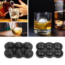 Load image into Gallery viewer, Large Ice Cube Maker Silicone Mold 6 Cell Ice Ball
