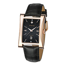 Load image into Gallery viewer, Men's Leather Strap Quartz Watch With Calendar
