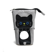 Load image into Gallery viewer, Cat Cute Fashion Portable Flexible Pencil Zipper Case
