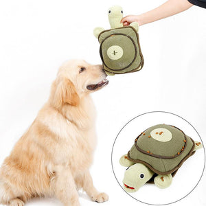 Dog Puzzle Tortoise Plush Toy