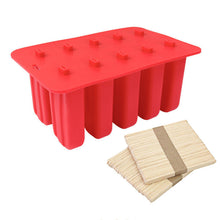 Load image into Gallery viewer, 10 Consecutive Ice Cream Ice Cream Molds Silicone Ice Tray
