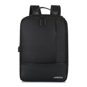 Men's Business Backpack With USB Charging Port