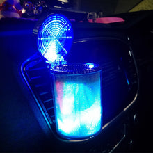 Load image into Gallery viewer, Car Ashtray With LED Light RGB Ambient Light Cigarette Cigar Ash Tray
